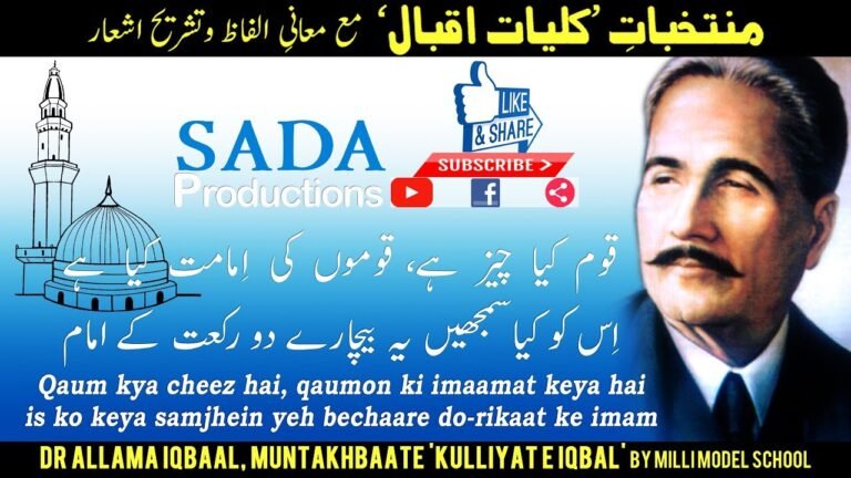 क़ौम क्या चीज़ है, क़ौमों की इमामत क्या है | Dr Allama Iqbal