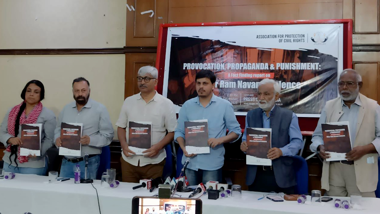 APCR PPP_SADAA Times एपीसीआर ने बिहार के दो जिलों में रामनवमी हिंसा पर अपनी तथ्यान्वेषी रिपोर्ट जारी की