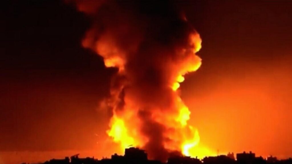 Israeli air strike_SADAA Times