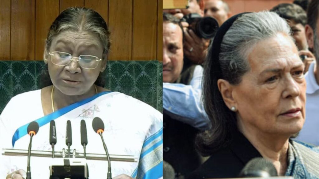Sonia Gandhi On President Droupadi Murmu