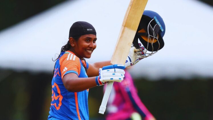 Indian Female Cricketer Gongadi Trisha Hit First Century