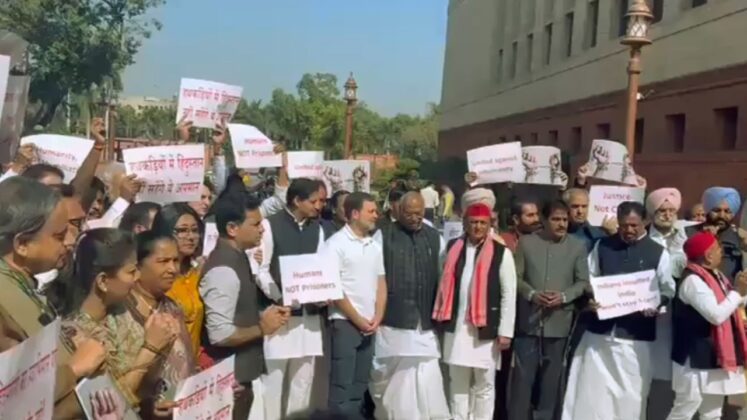 Opposition MP Protest